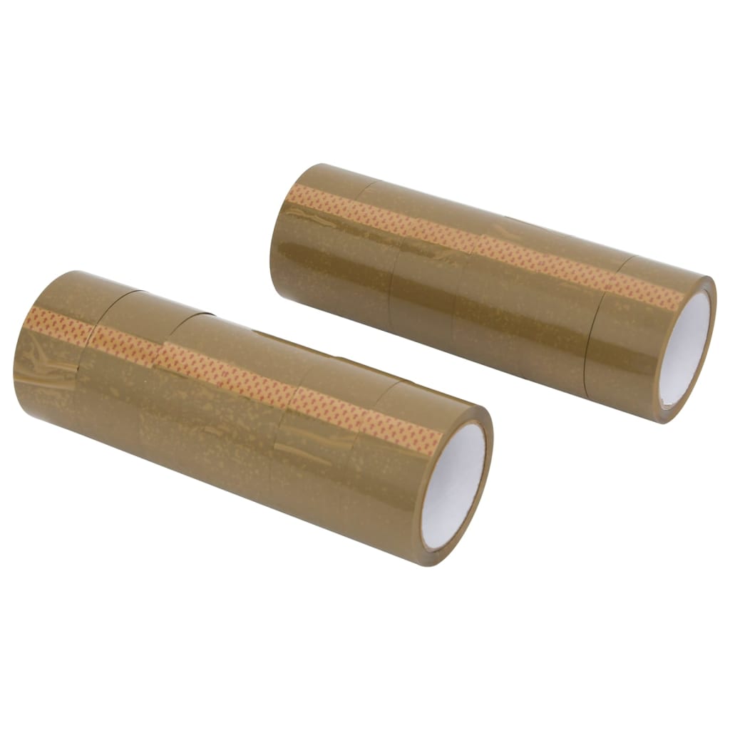 Paketklebeband 12 Stk. Braun 48 mm x 66 m