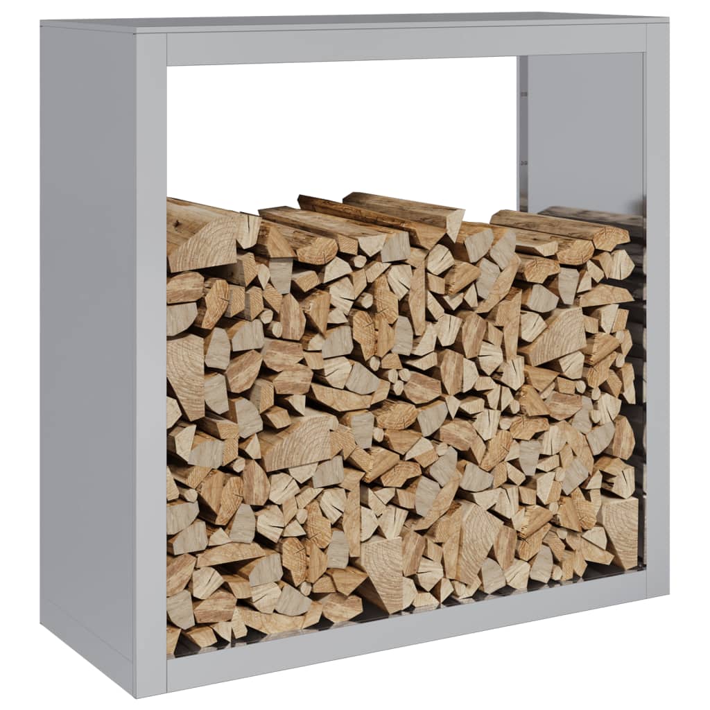 Firewood rack 100x40x100 cm Galvanized steel