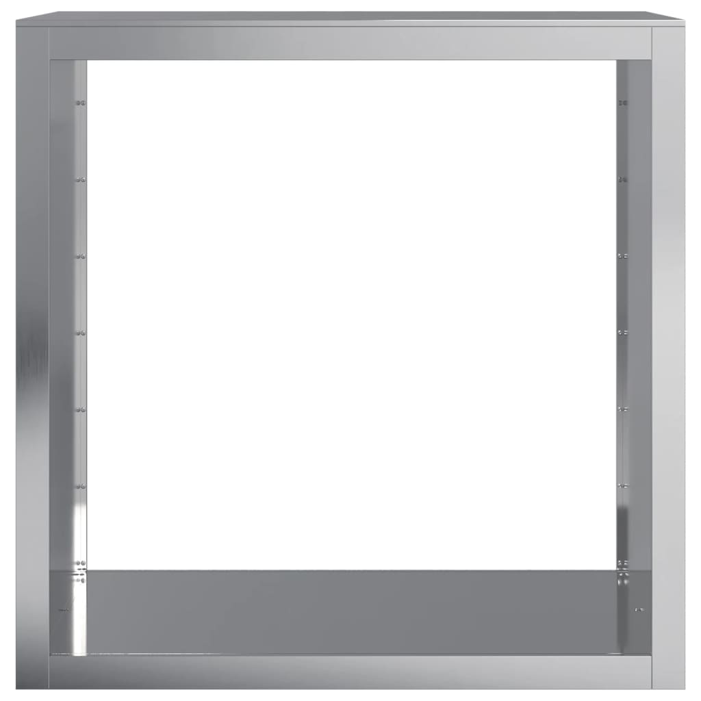 Firewood rack 100x40x100 cm Galvanized steel