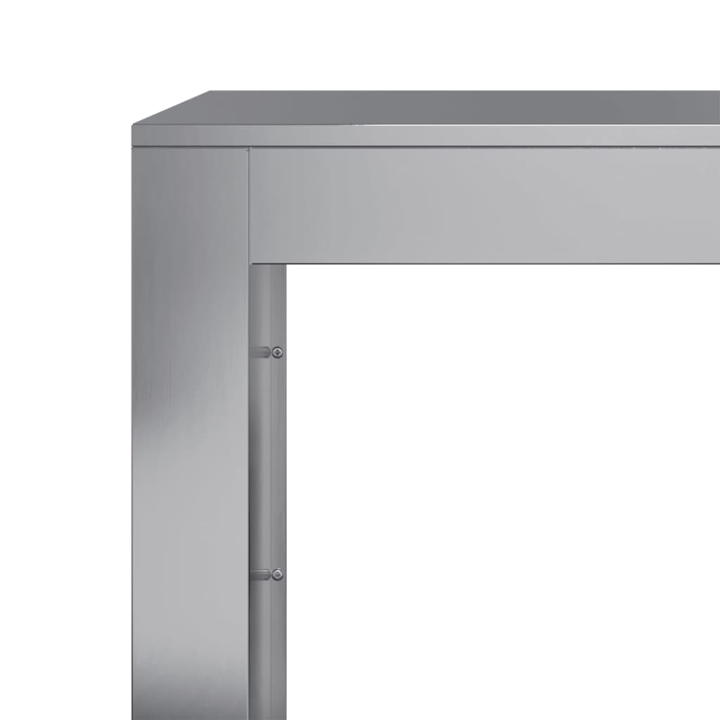 Firewood rack 100x40x100 cm Galvanized steel