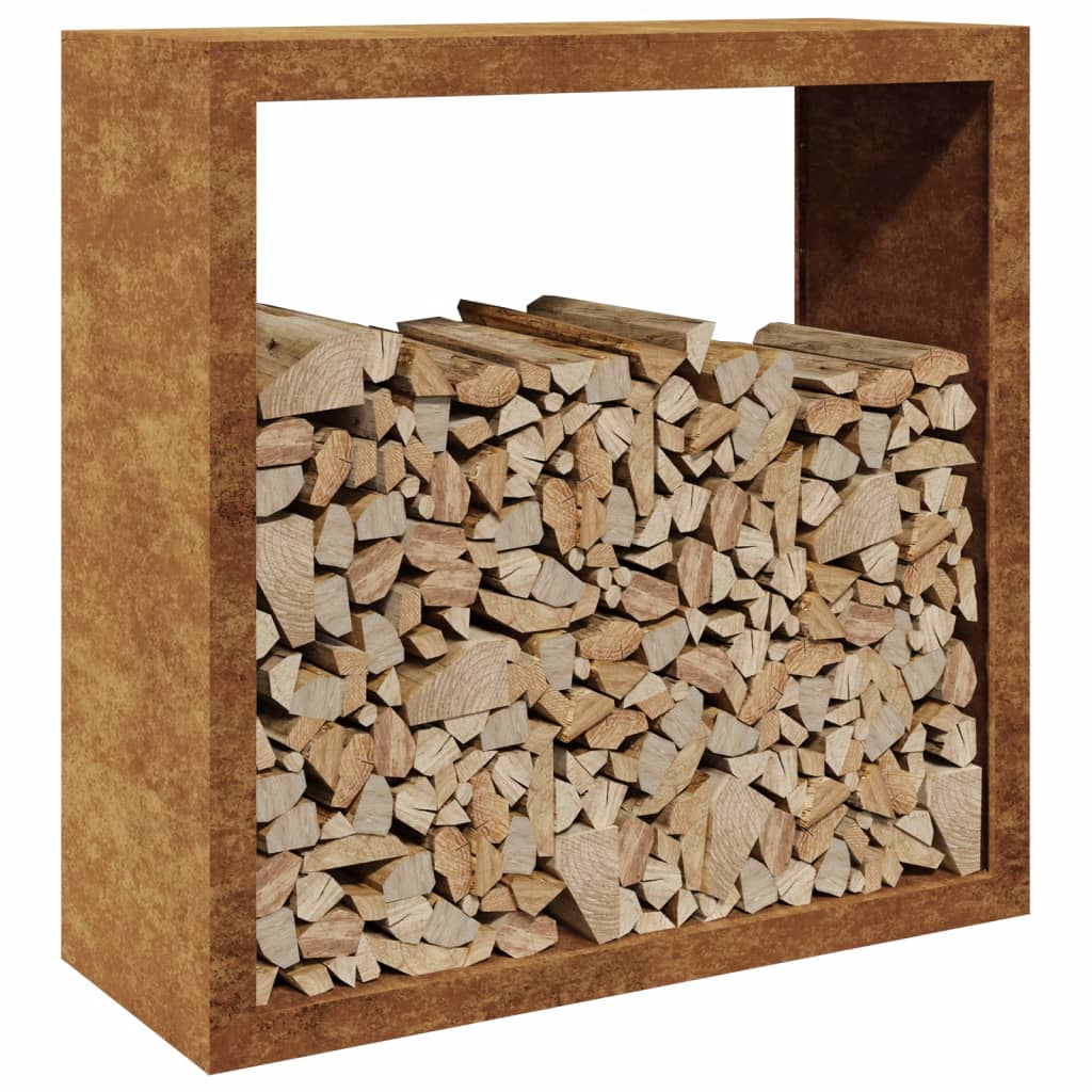 Firewood rack 100x40x100 cm Weatherproof steel