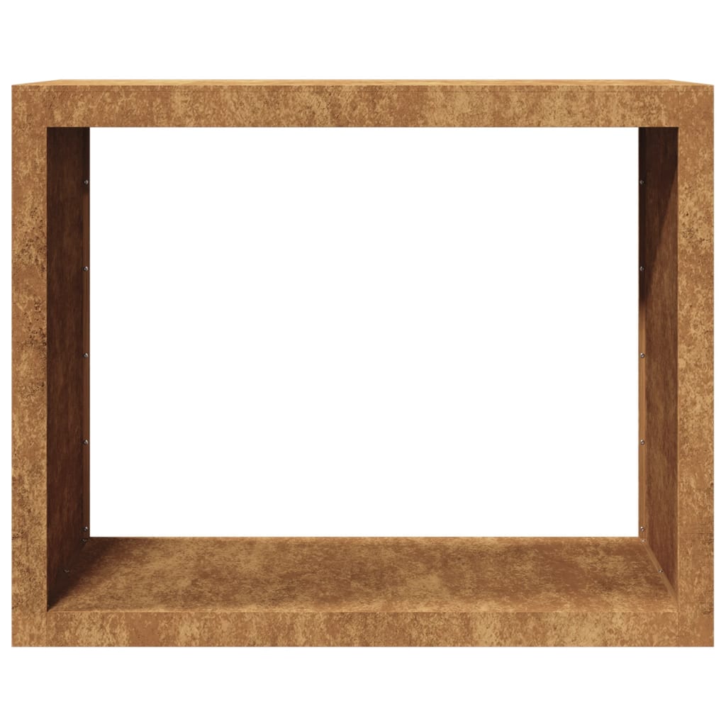 Brennholzregal 100x40x80 cm Wetterfester Stahl