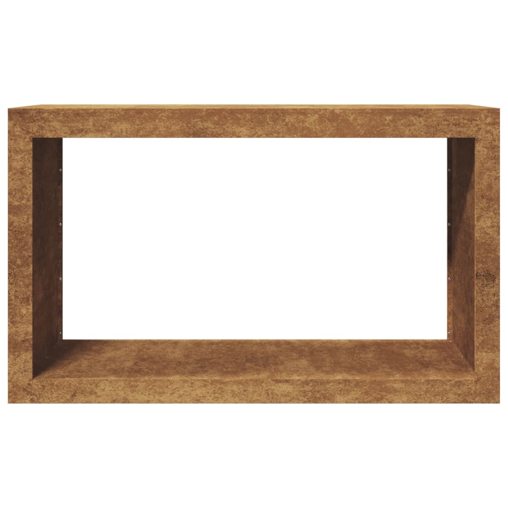 Brennholzregal 100x40x60 cm Wetterfester Stahl