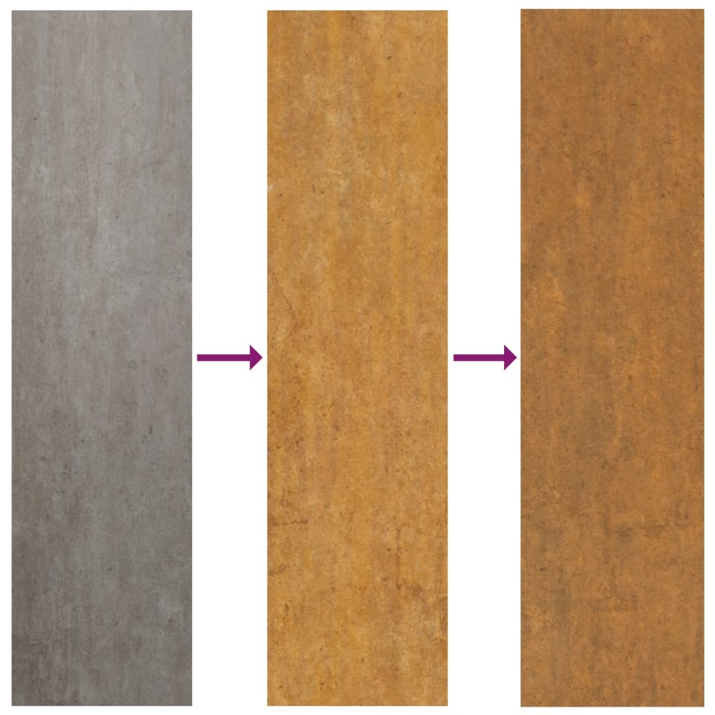 Brennholzregal 100x40x60 cm Wetterfester Stahl