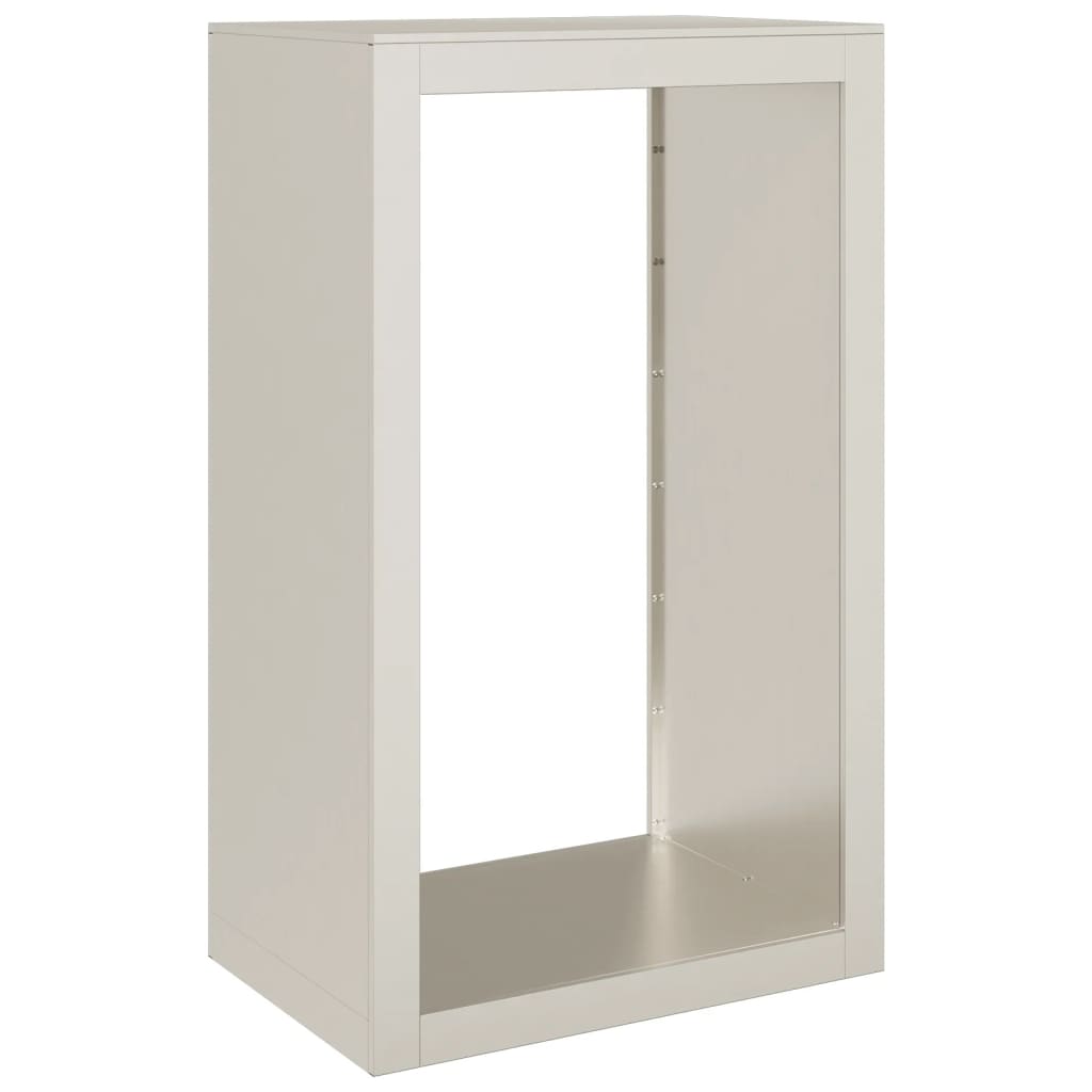Brennholzregal 60x40x100 cm Wetterfester Stahl