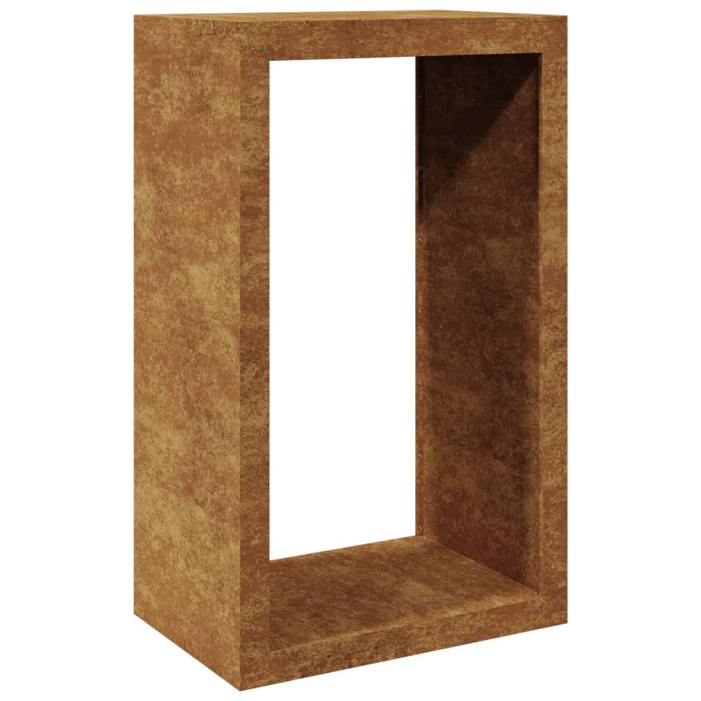Brennholzregal 60x40x100 cm Wetterfester Stahl