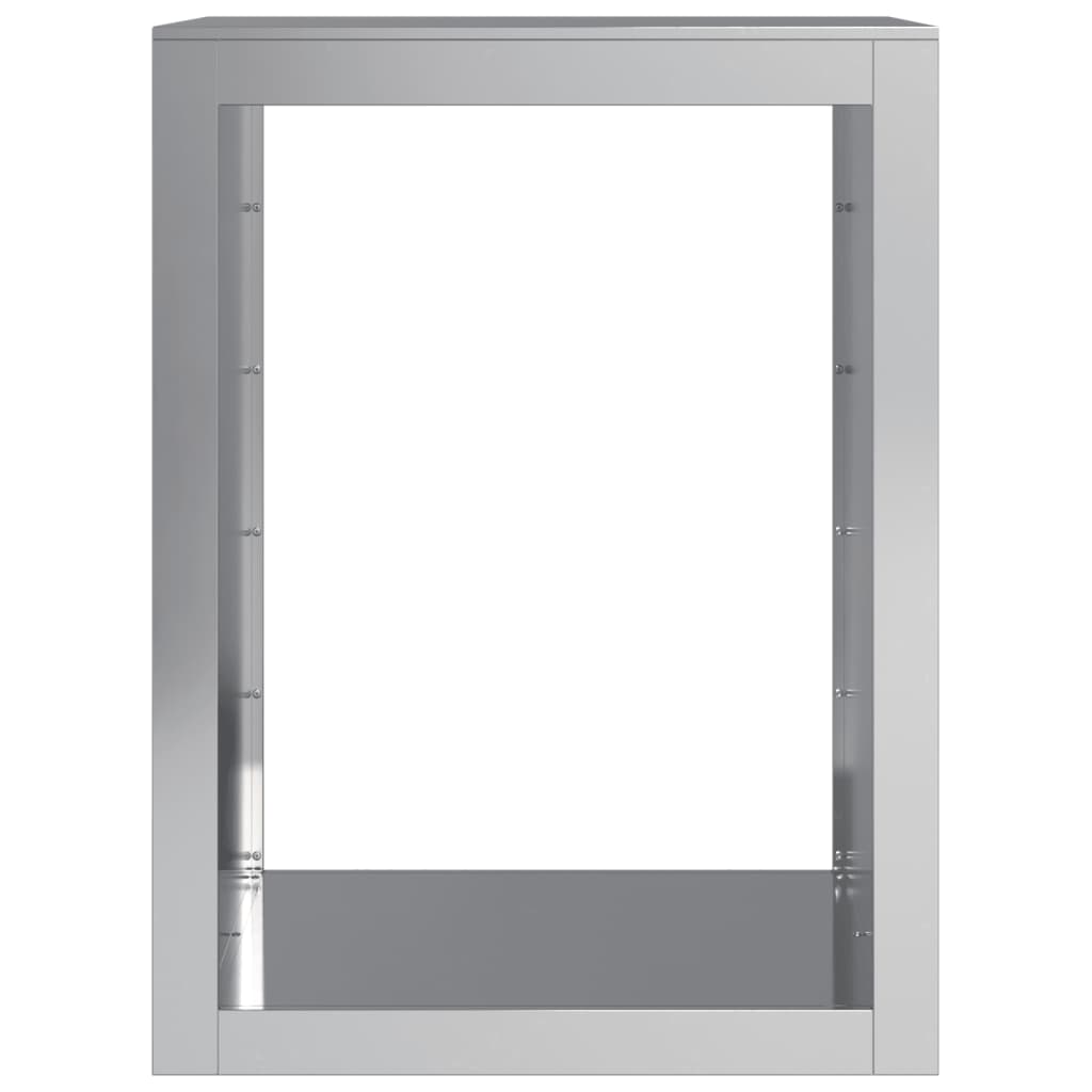 Firewood rack 60x40x80 cm Galvanized steel