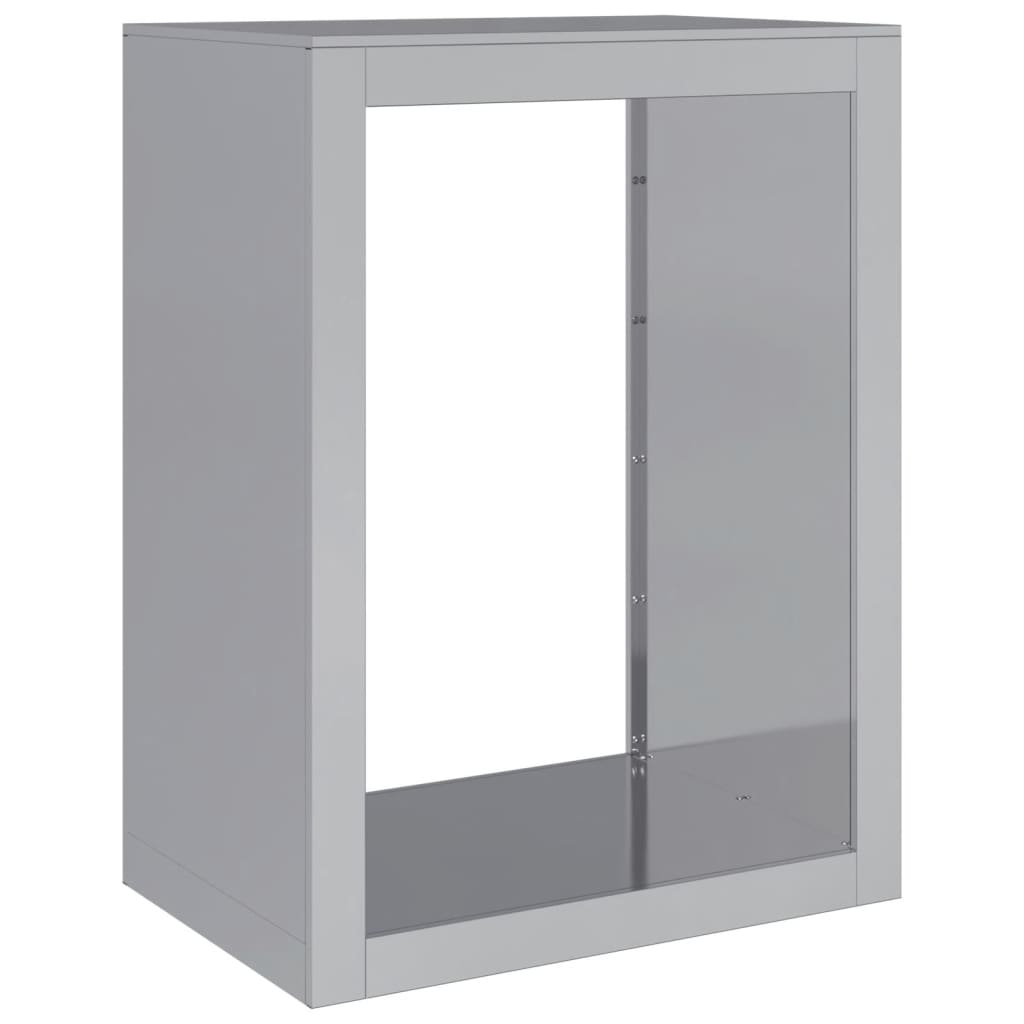 Firewood rack 60x40x80 cm Galvanized steel