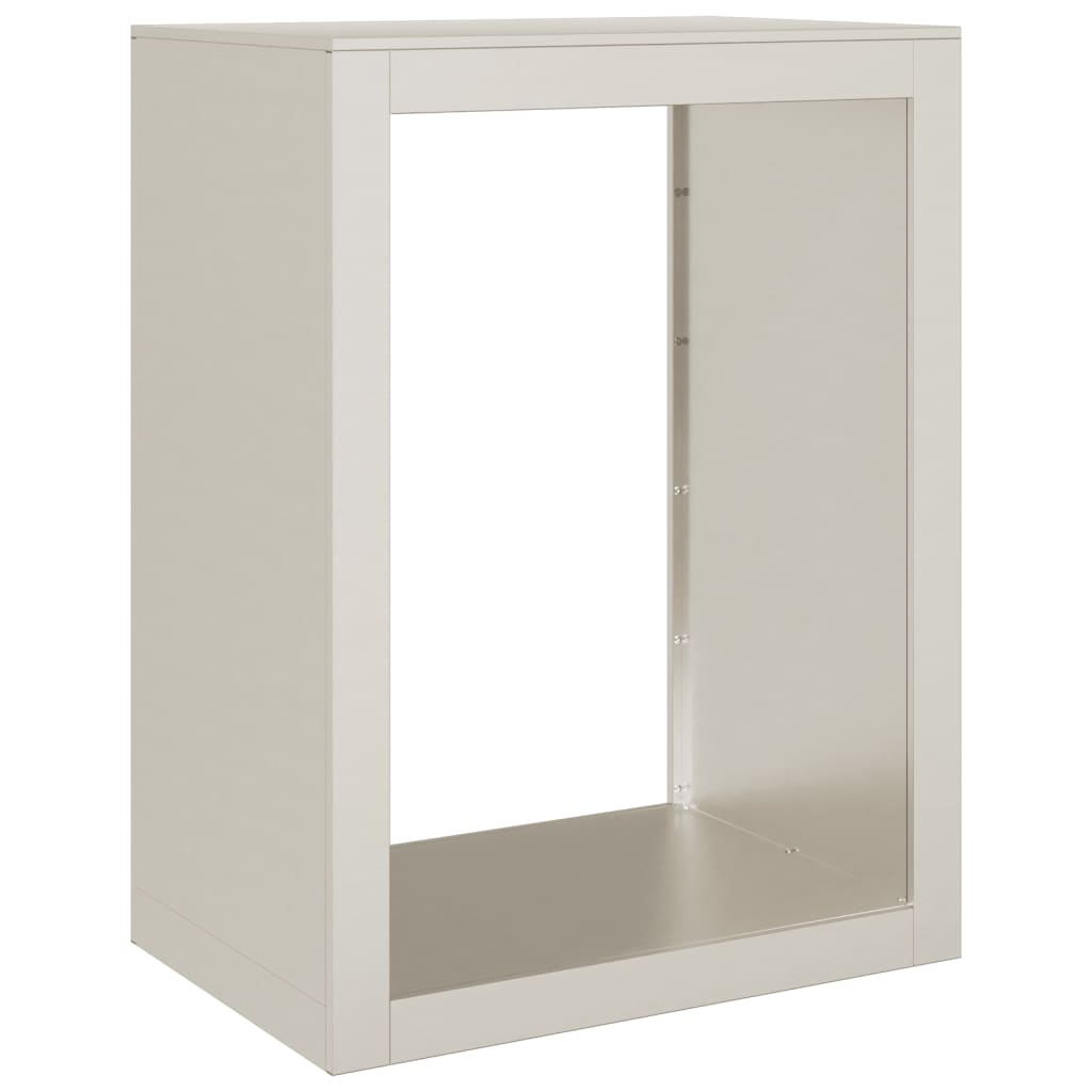Brennholzregal 60x40x80 cm Wetterfester Stahl