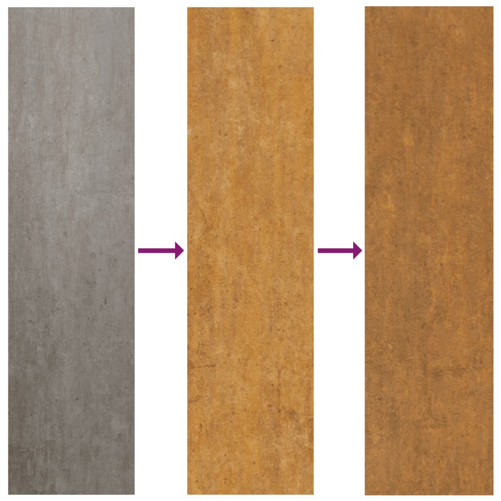 Brennholzregal 60x40x80 cm Wetterfester Stahl