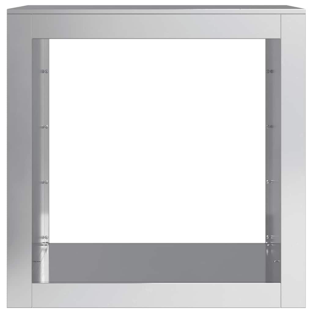 Firewood rack 60x40x60 cm Galvanized steel