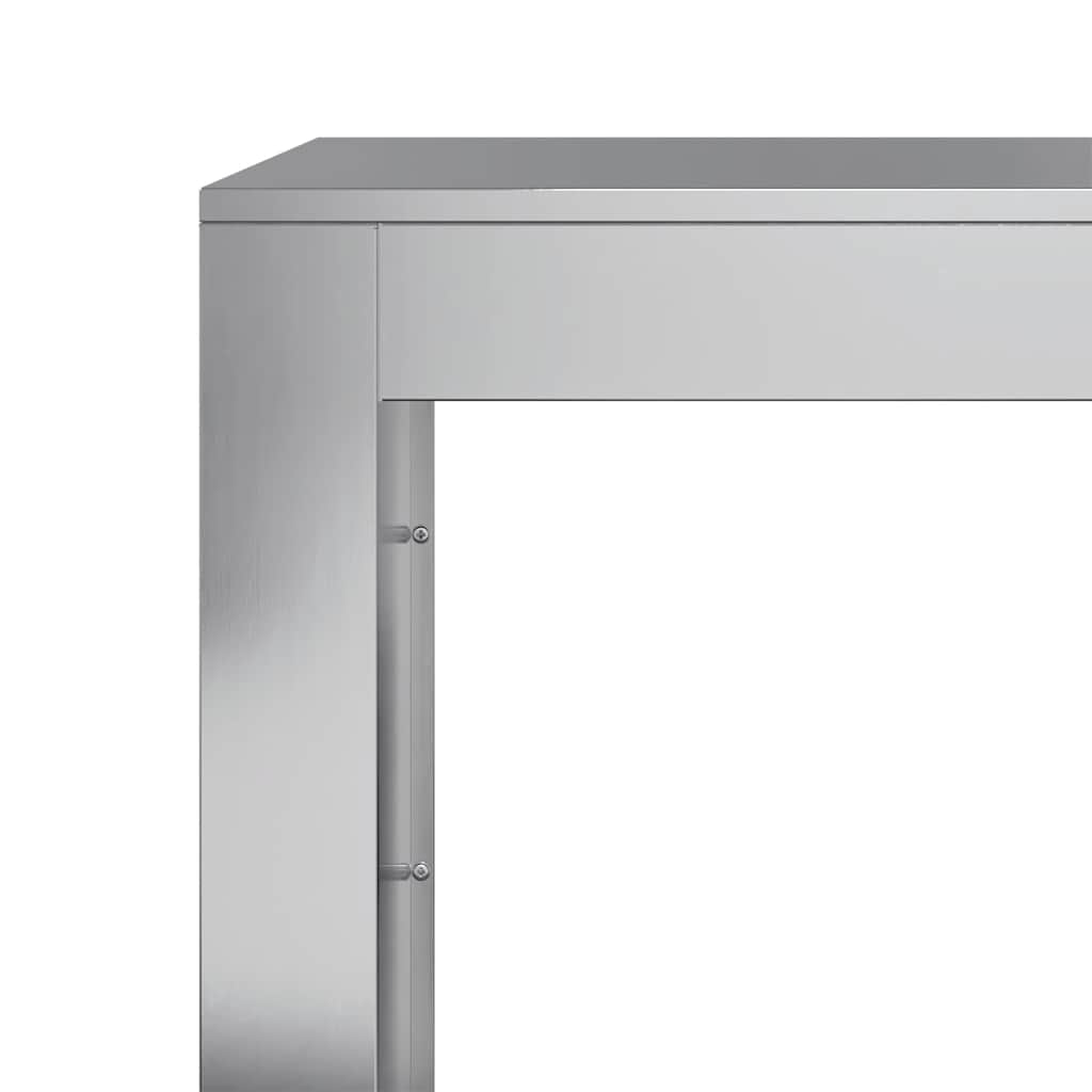 Firewood rack 60x40x60 cm Galvanized steel