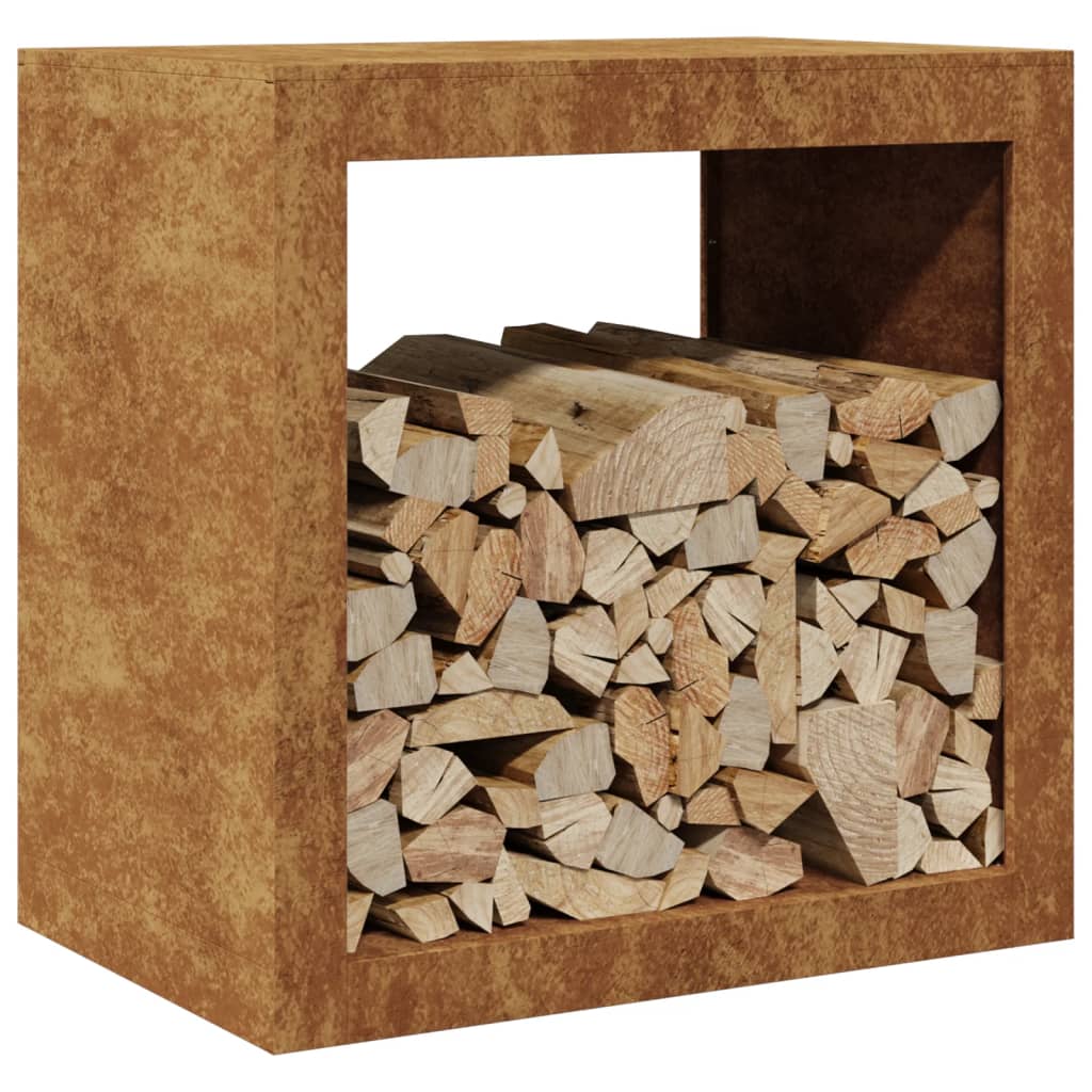 Firewood rack 60x40x60 cm Weatherproof steel