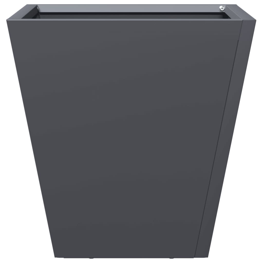 Plant Pot Anthracite 30x30x30 Steel