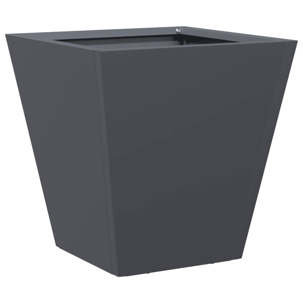 Plant Pot Anthracite 30x30x30 Steel