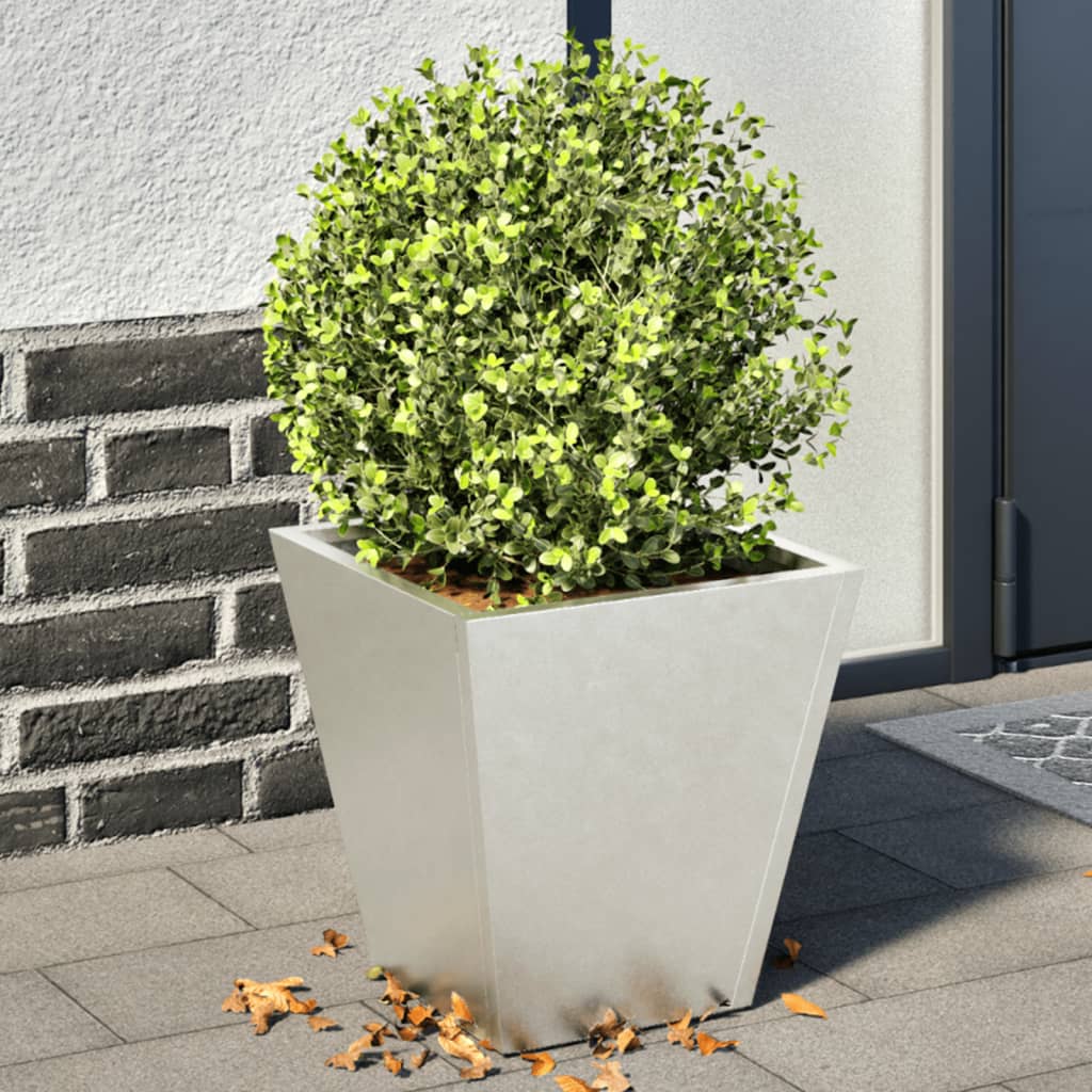 Plant pot 2 pcs. 30x30x30 cm stainless steel
