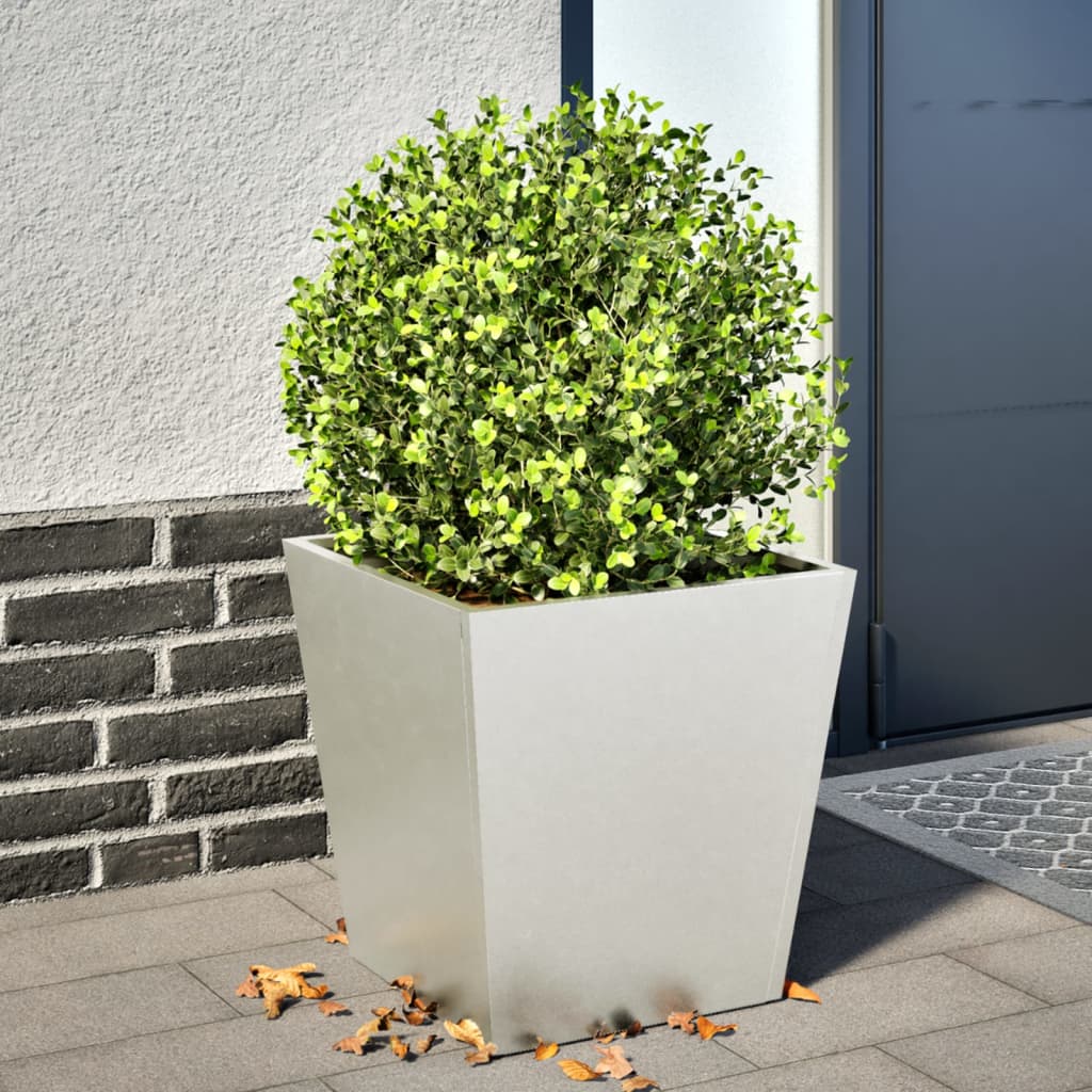 Plant pot 40x40x40 cm stainless steel