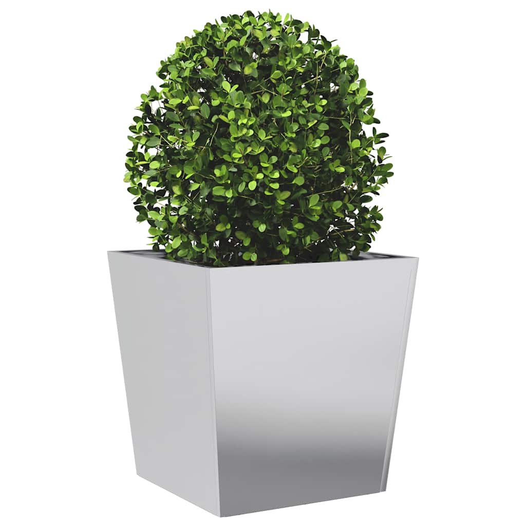 Plant pot 2 pcs. 50x50x50 cm Galvanized steel