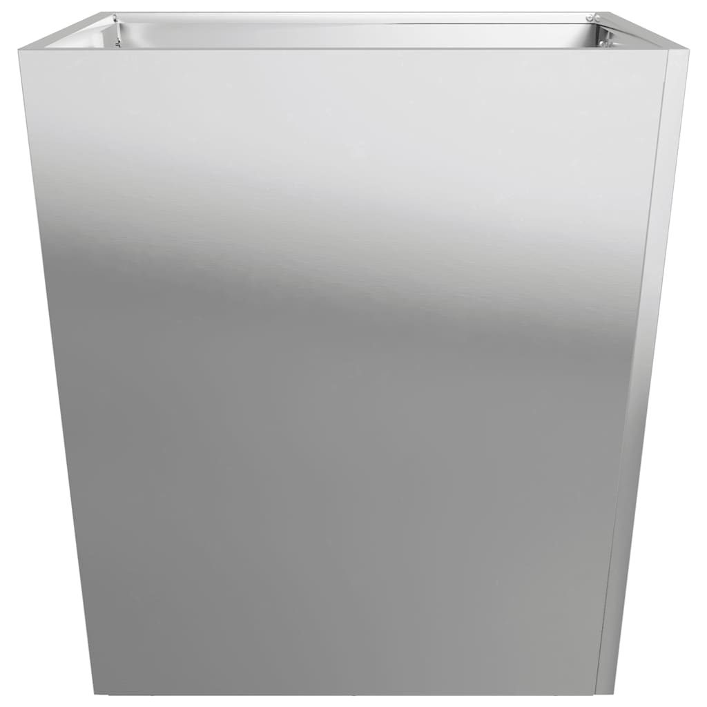 Plant pot 2 pcs. 50x50x50 cm Galvanized steel