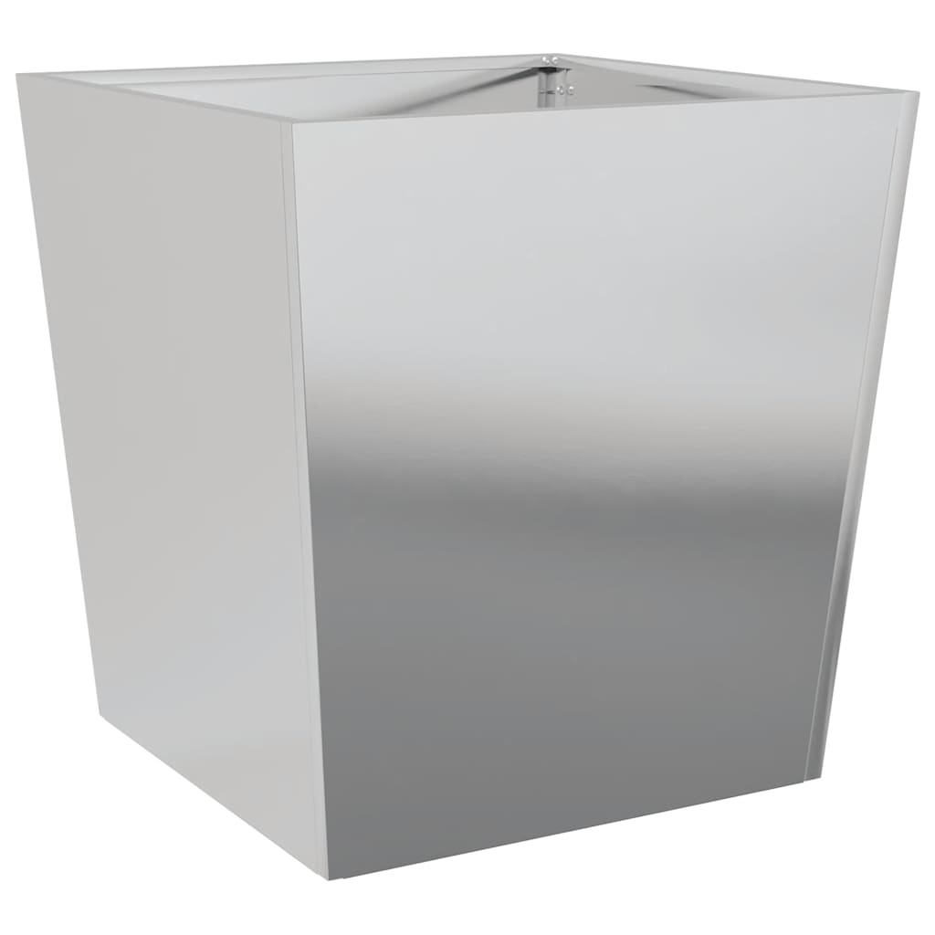 Plant pot 2 pcs. 50x50x50 cm Galvanized steel