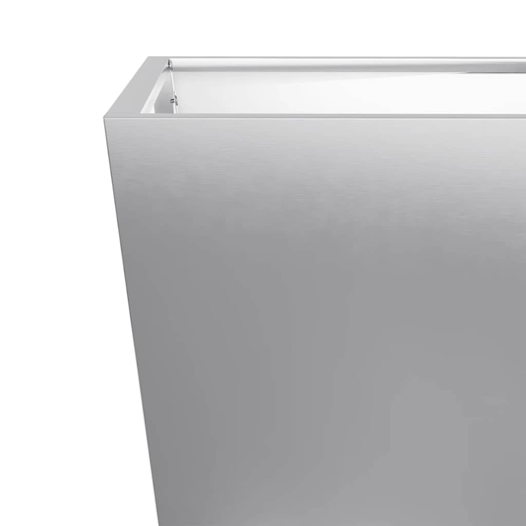 Plant pot 2 pcs. 50x50x50 cm Galvanized steel