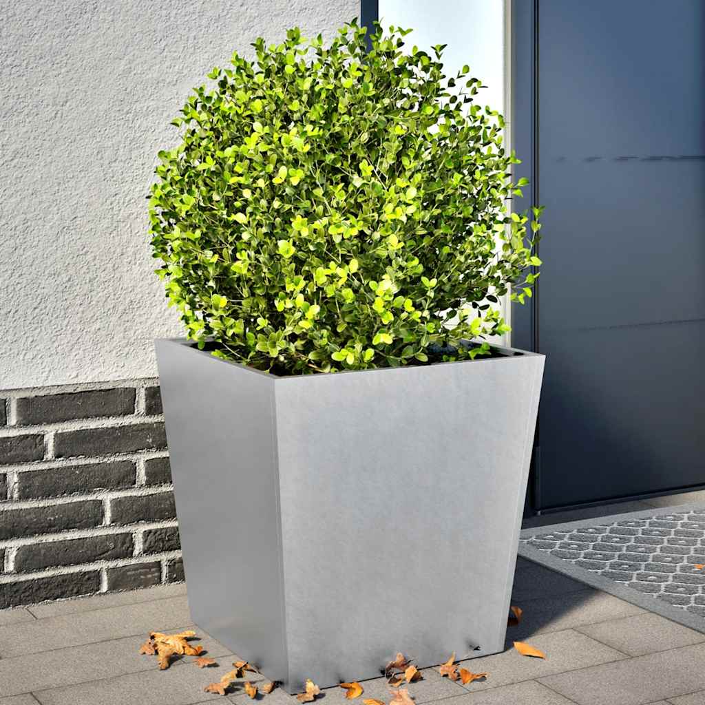 Plant pot 2 pcs. 50x50x50 cm Galvanized steel