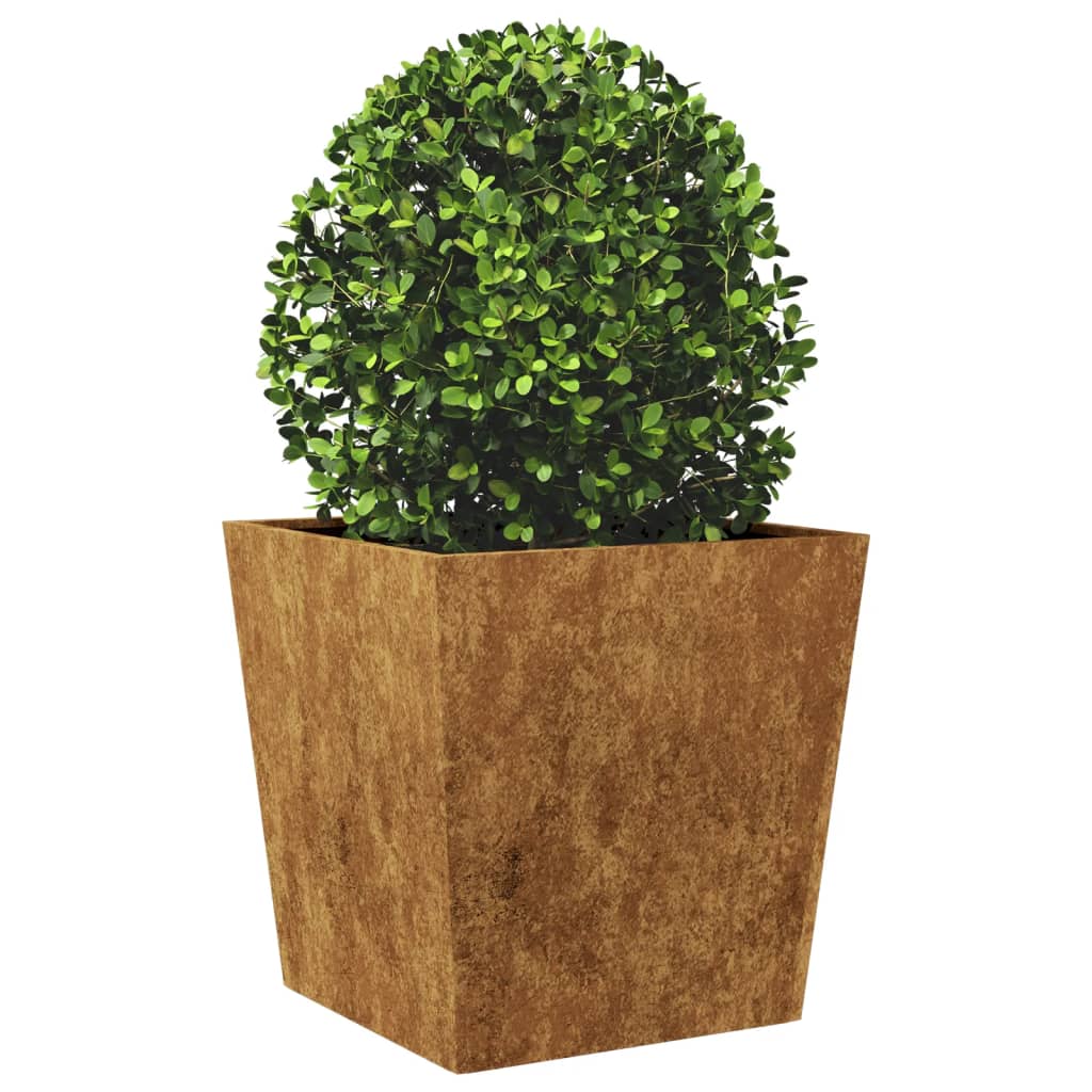 Plant pot 2 pcs. 50x50x50 cm Weatherproof steel