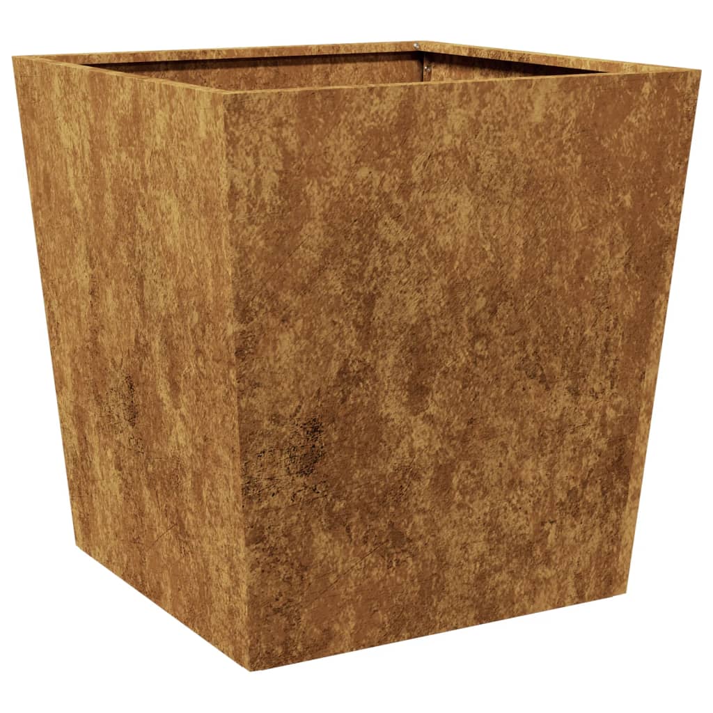 Plant pot 2 pcs. 50x50x50 cm Weatherproof steel