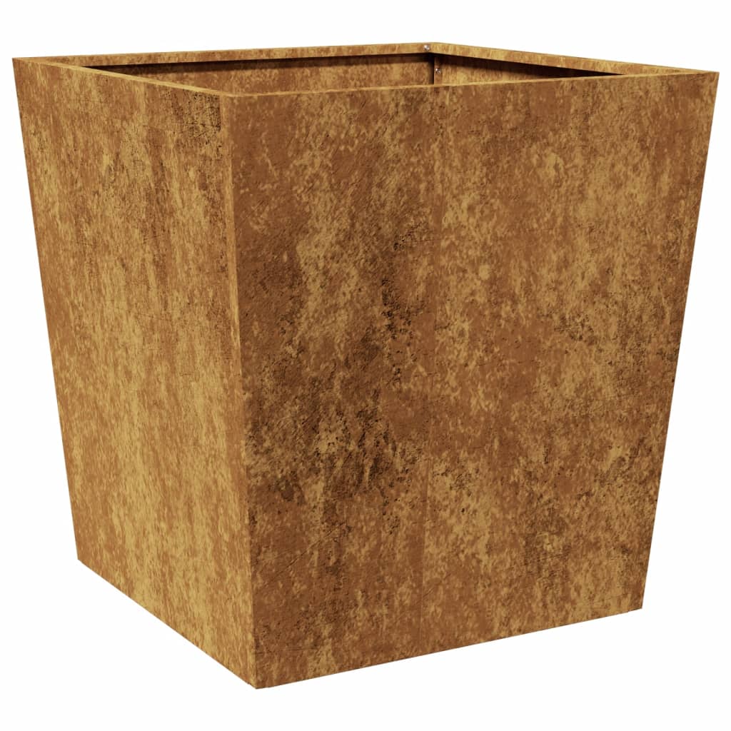Plant pot 2 pcs. 50x50x50 cm Weatherproof steel