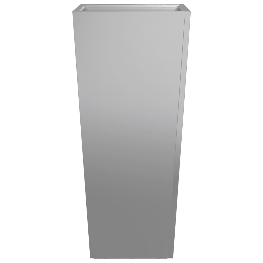 Planter 35x35x75 cm Galvanized steel
