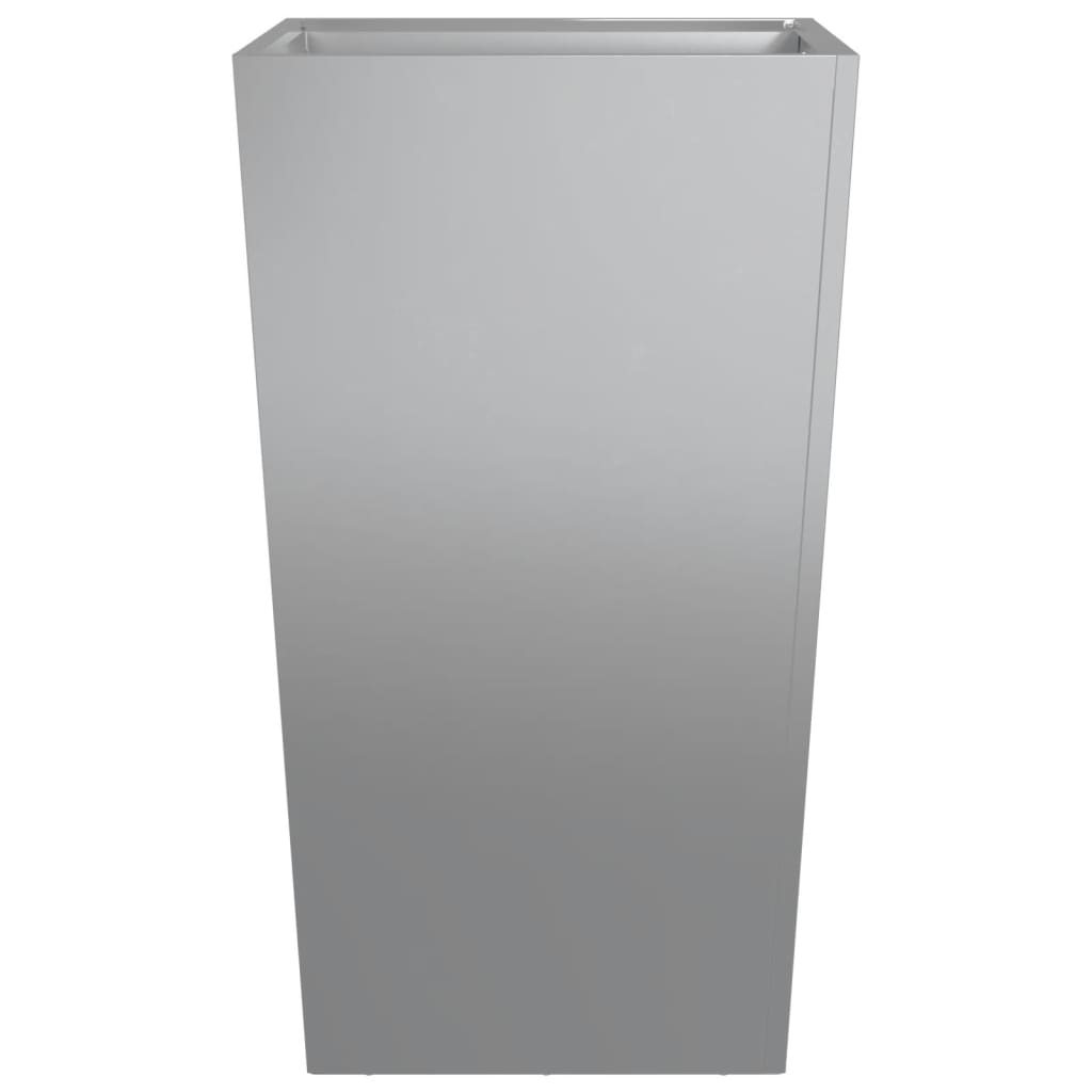 Planter 45x45x75 cm Galvanized steel
