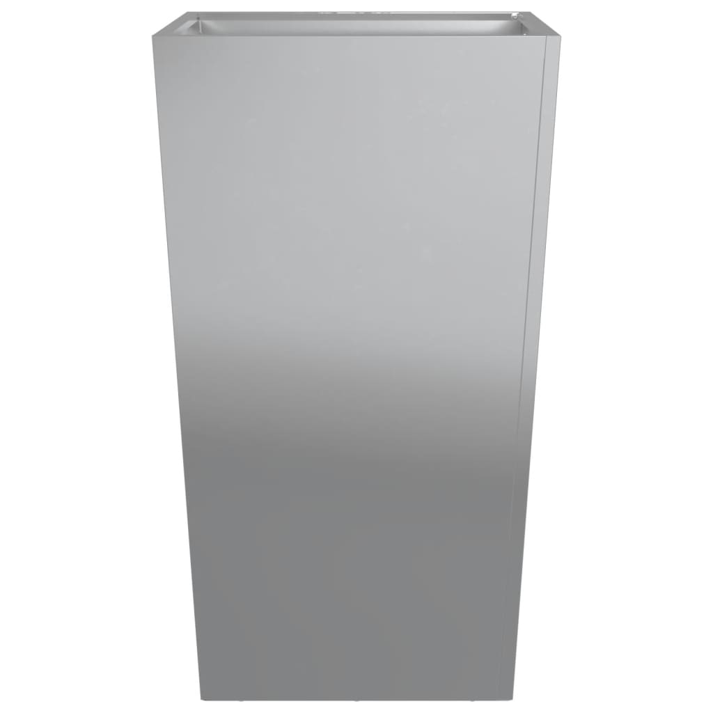 Planter 45x45x75 cm Galvanized steel