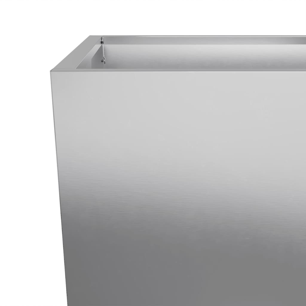 Planter 45x45x75 cm Galvanized steel