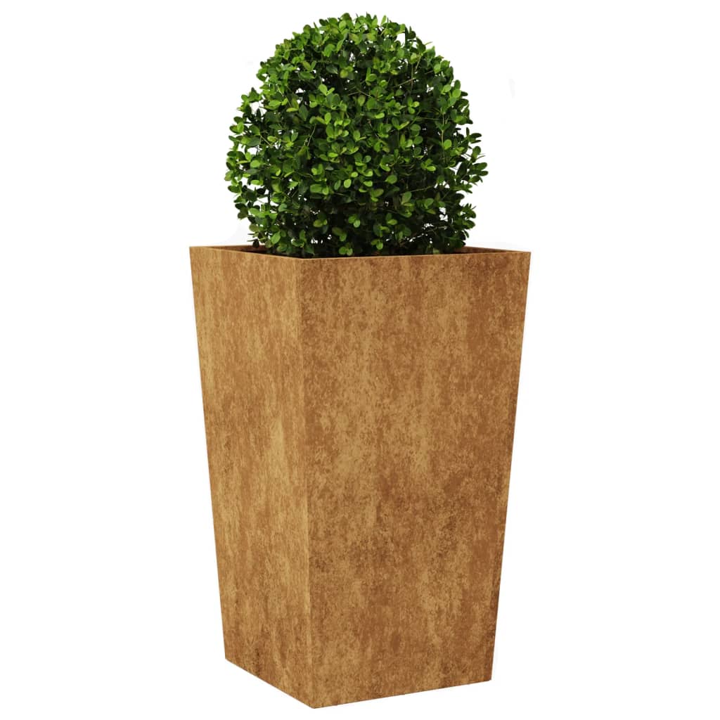 Plant pot 2 pcs. 45x45x75 cm Weatherproof steel
