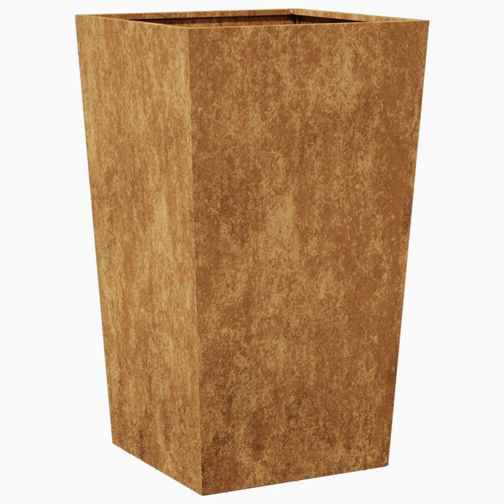 Plant pot 2 pcs. 45x45x75 cm Weatherproof steel