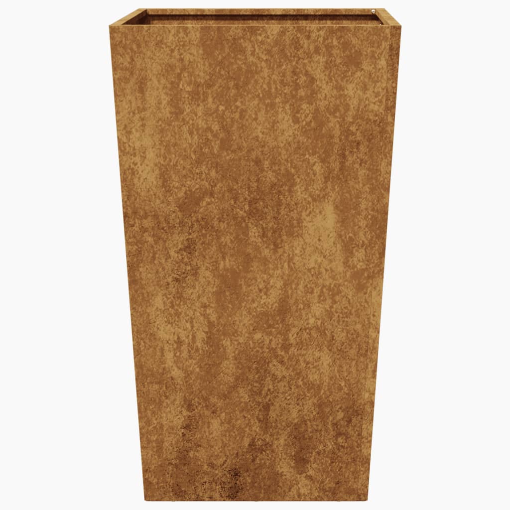 Plant pot 2 pcs. 45x45x75 cm Weatherproof steel