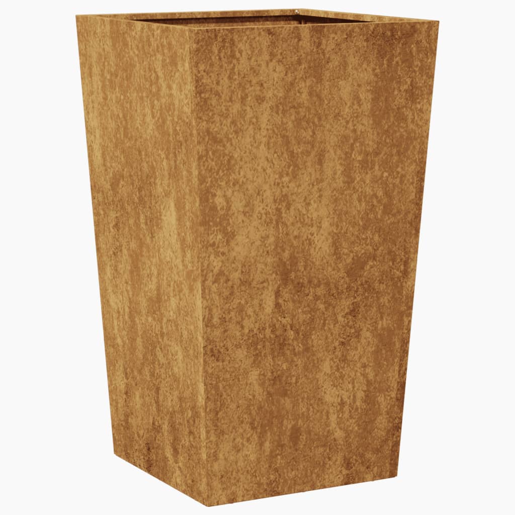 Plant pot 2 pcs. 45x45x75 cm Weatherproof steel