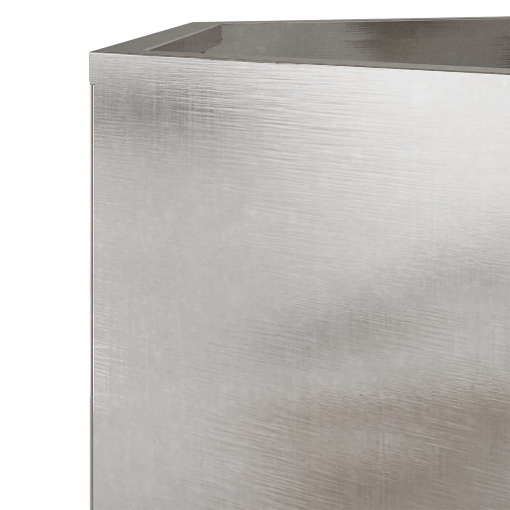 Pflanzkübel Sechseckig 69x60x45 Edelstahl