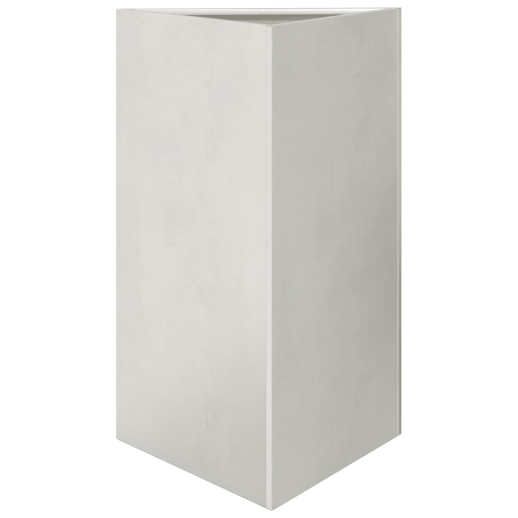 Plant Pot 2 pcs. Triangular 50x43x75 cm Stainless Steel