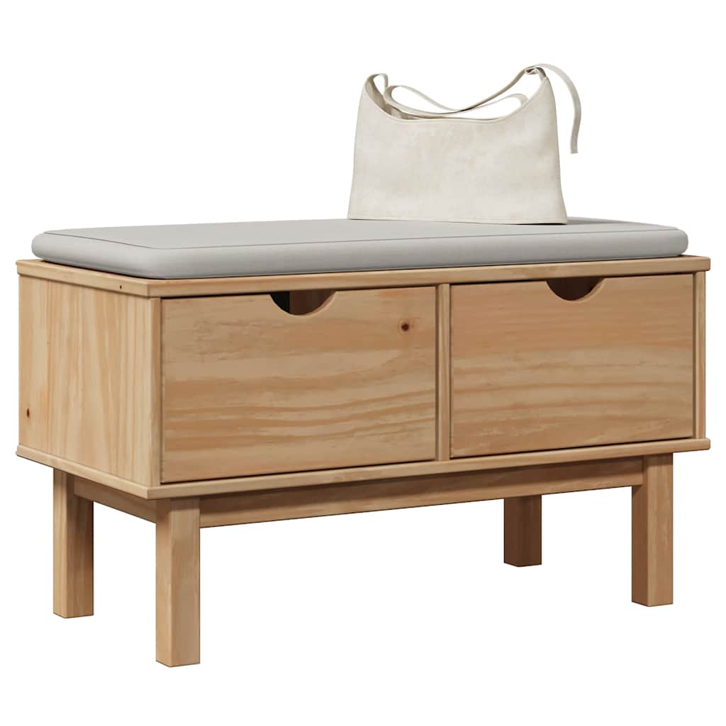Flurbank OTTA 80x40x45 cm Massivholz Kiefer