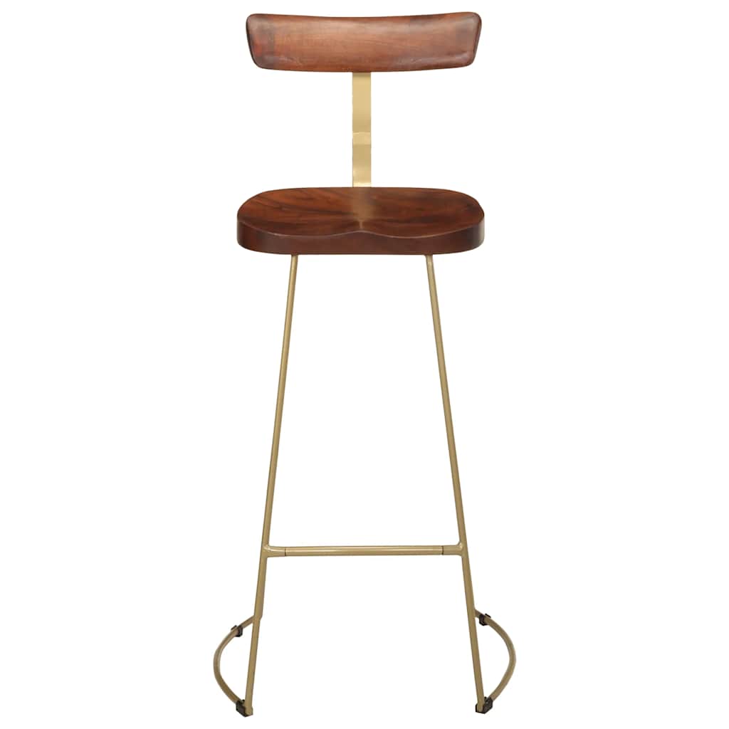 Barhocker 2 Stk. 49x43x103 cm Mango Massivholz