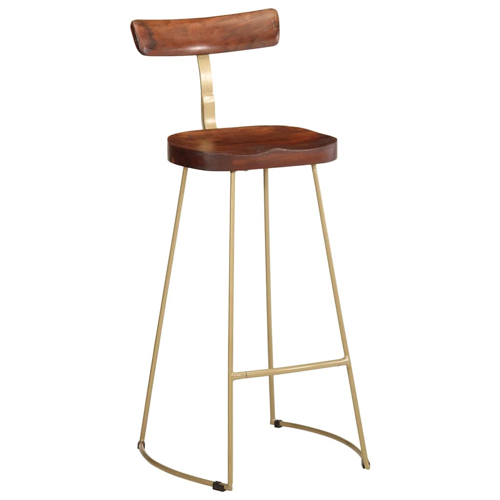 Barhocker 2 Stk. 49x43x103 cm Mango Massivholz