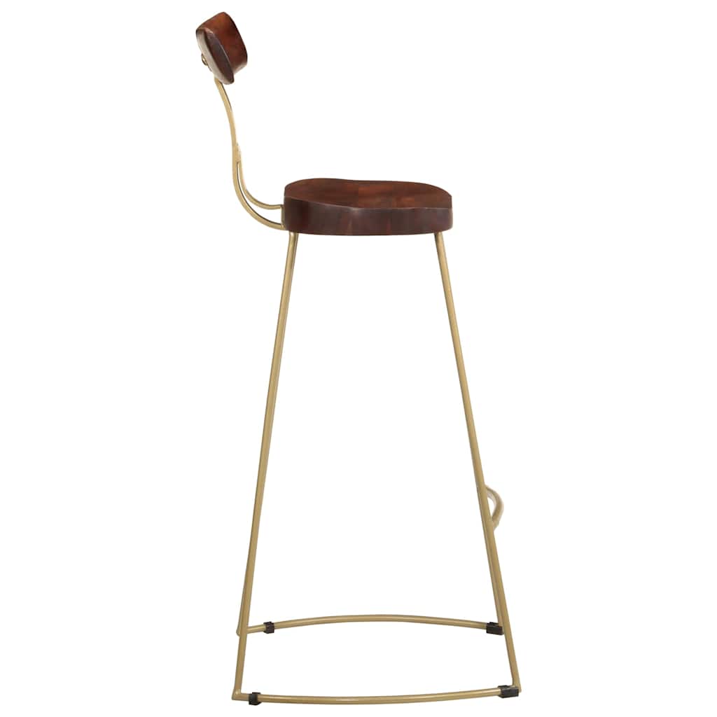 Barhocker 2 Stk. 49x43x103 cm Mango Massivholz