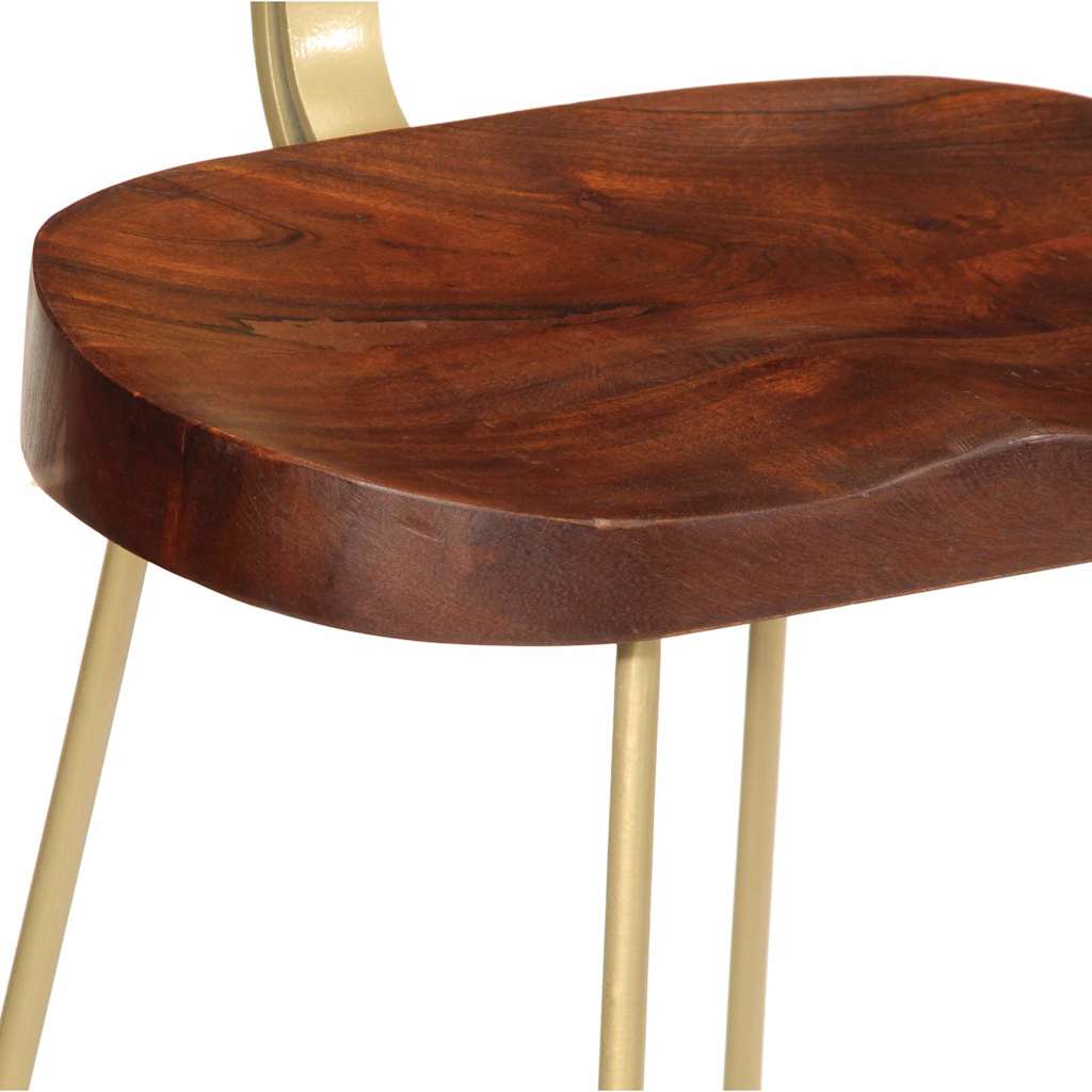 Barhocker 2 Stk. 49x43x103 cm Mango Massivholz