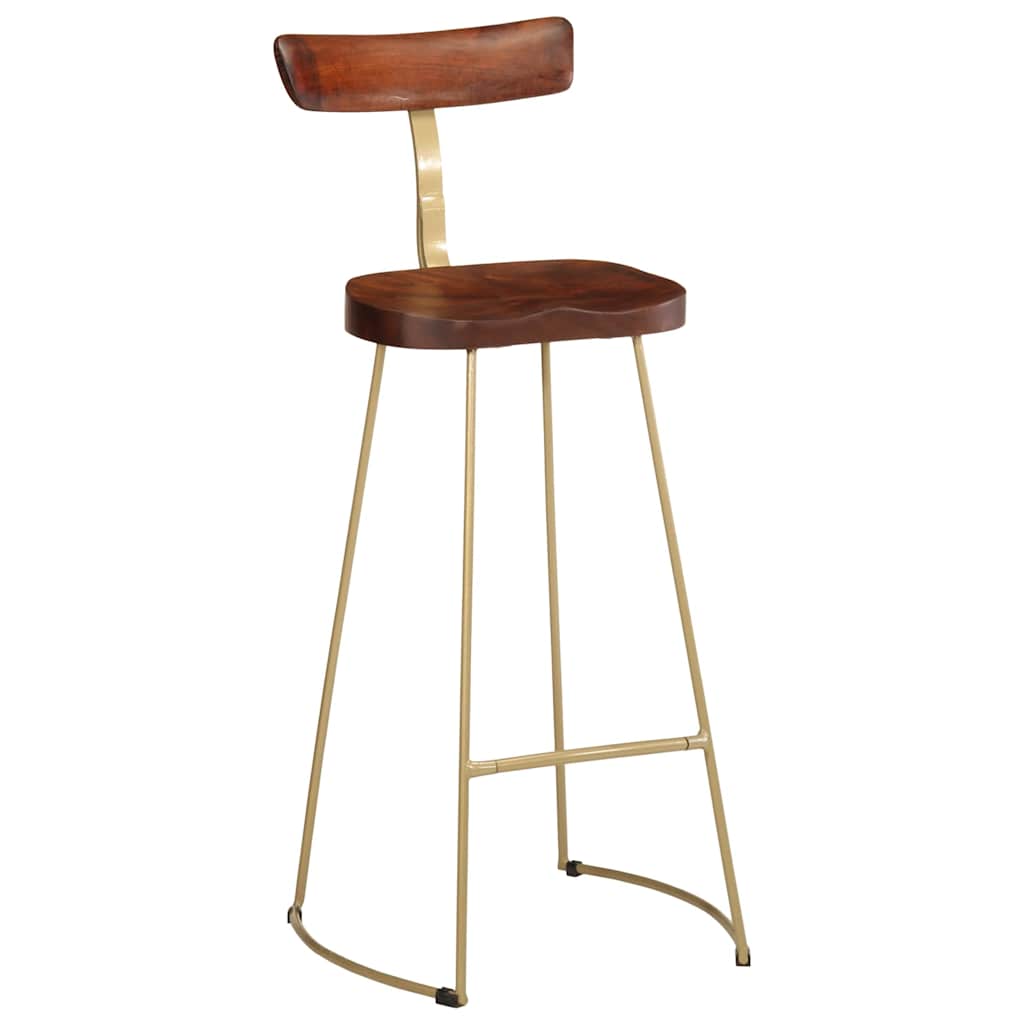 Barhocker 2 Stk. 49x43x103 cm Mango Massivholz