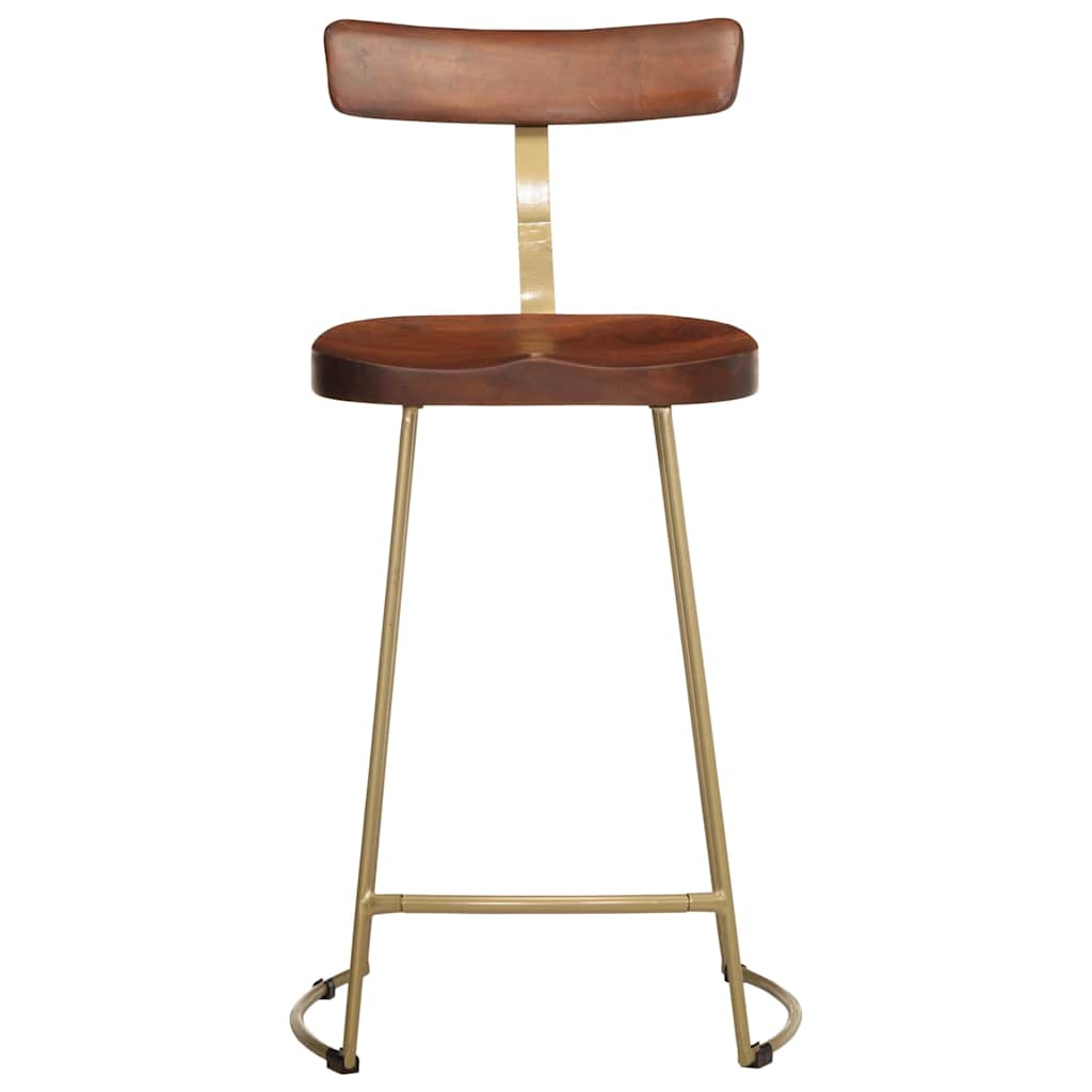 Barhocker 2 Stk. 49x43x88 cm Mango Massivholz