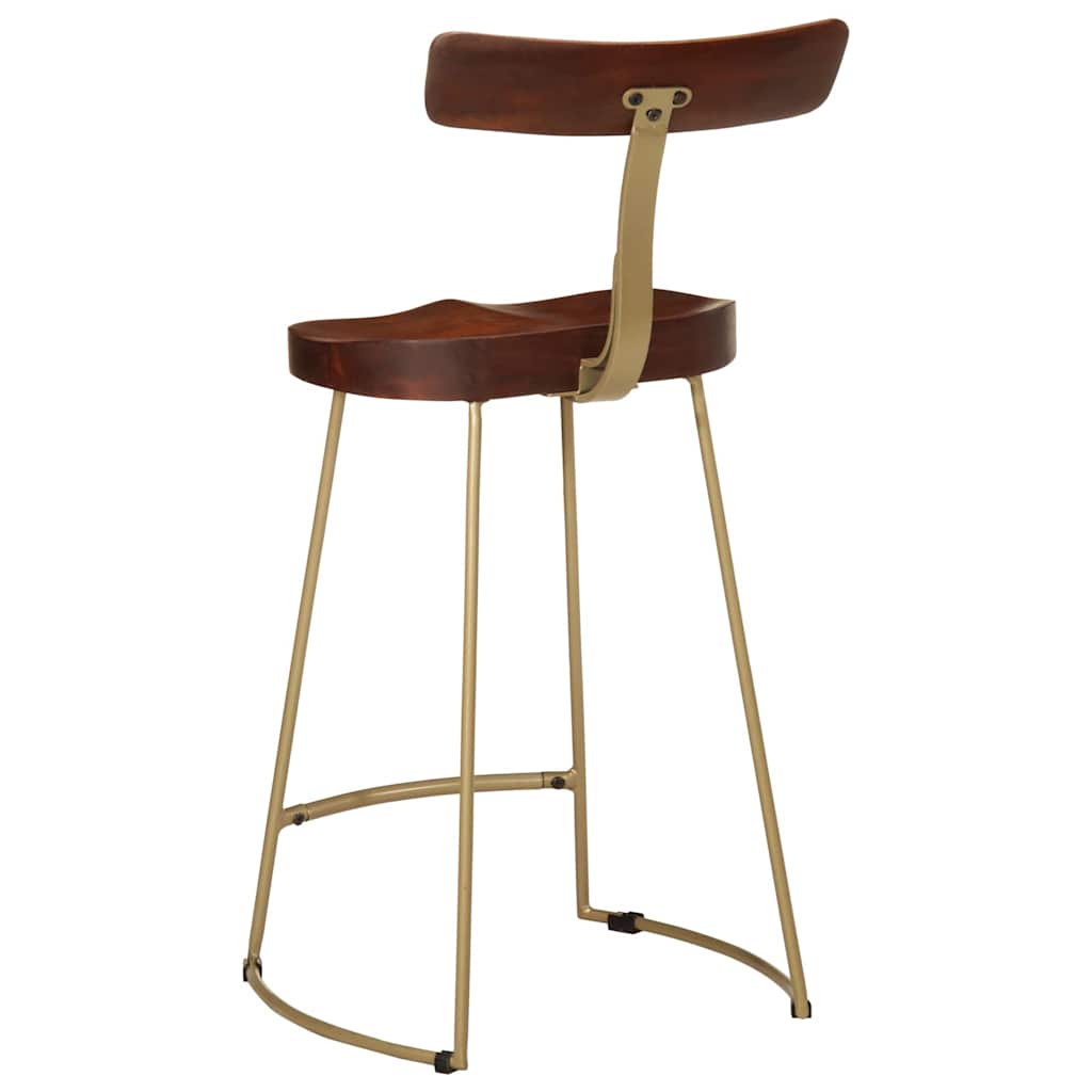 Barhocker 2 Stk. 49x43x88 cm Mango Massivholz
