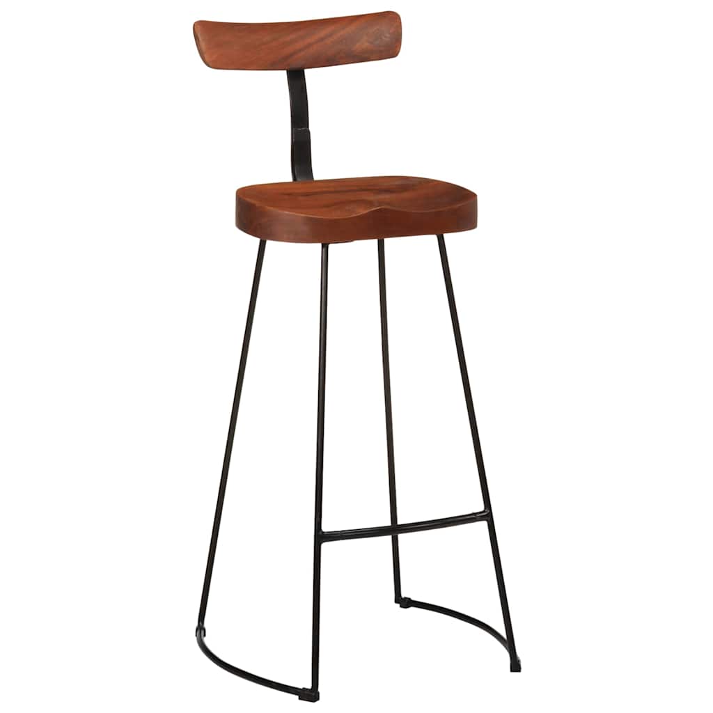 Barhocker 2 Stk. 49x43x103 cm Mango Massivholz