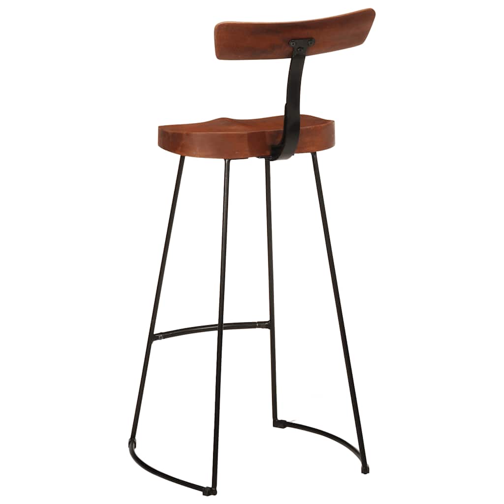 Barhocker 2 Stk. 49x43x103 cm Mango Massivholz