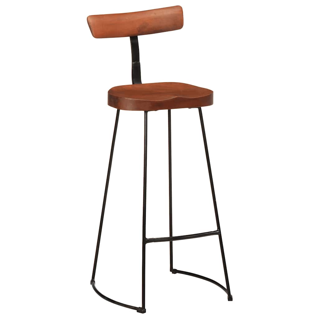 Barhocker 2 Stk. 49x43x103 cm Mango Massivholz